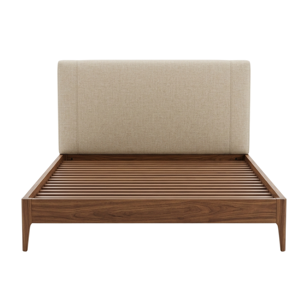 Linen Platform Bed