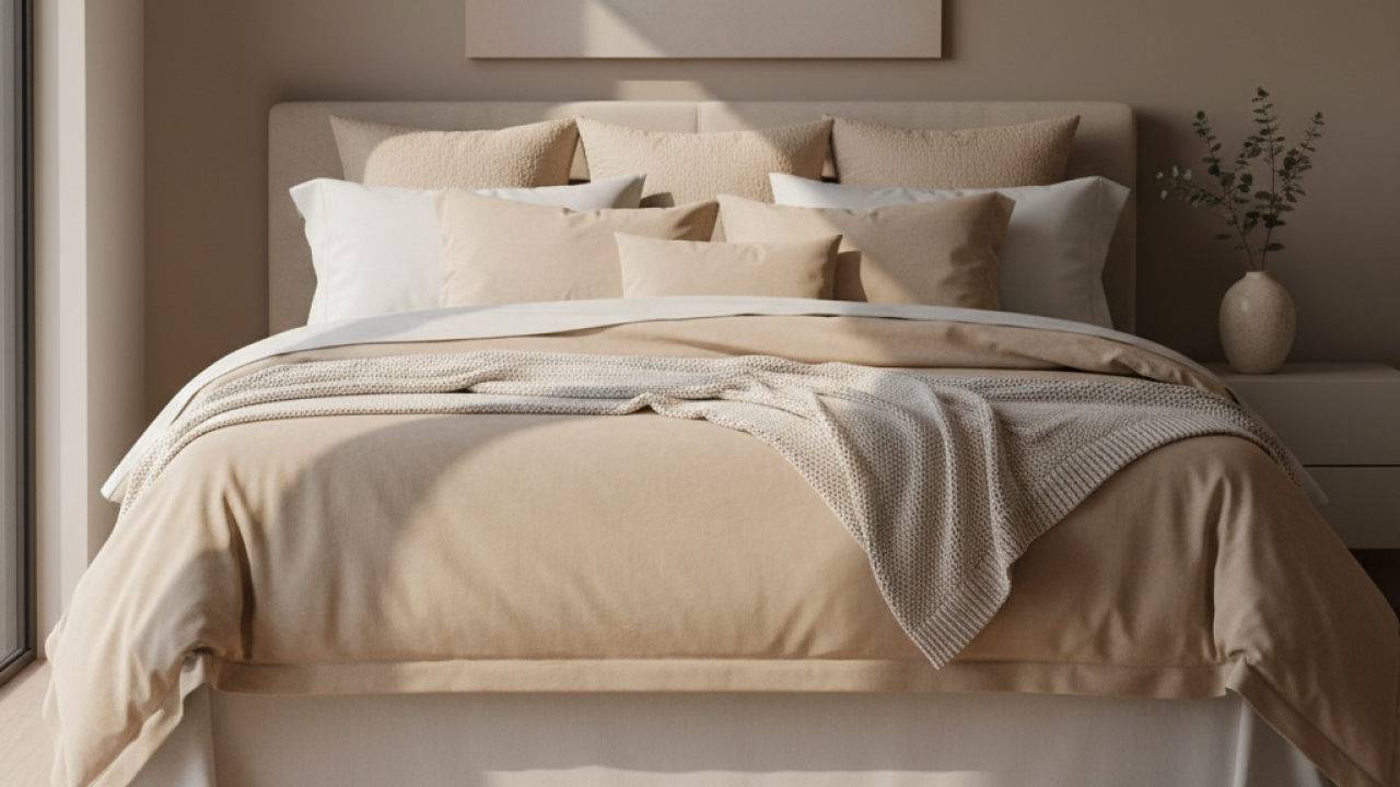 Linen Platform Bed